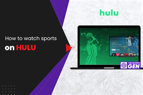 Watch live sports on Hulu .